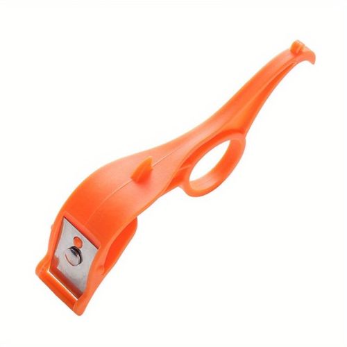 1pc, Portable Fruit Peeler, Stainless Steel Ring Pear Orange Kiwi Peeling Knief, Multi-functional Potato Vegetable Kitchen Dining Tool 1pc, Portable Fruit Peeler, Stainless Steel Ring Pear Orange Kiwi Peeling Knief, Multi-functional Potato Vegetable Kitchen Dining Tool